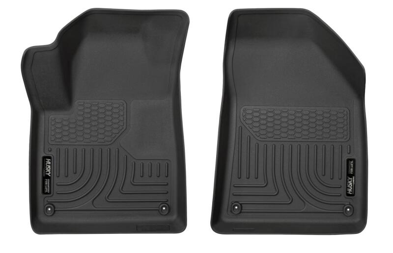 Husky Liners X-act Contour Floor Liners - Jeep, Dodge, Ram & Chrysler - 15-22 Jeep Cherokee X-act Contour Series Front Floor Liners - Black (part 55431)