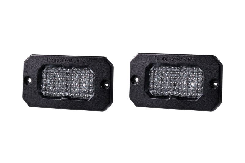Diode Dynamics Stage Series 2 In LED Pod Sport - White Flood Flush RBL (Pair) - DD6428P