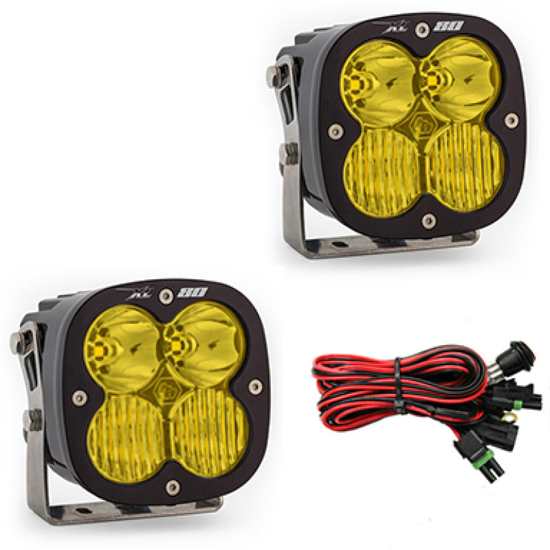 Baja Designs XL Pro, XL Sport & XL80 LED Light Pods - XL80 Series Driving Combo Pattern Pair LED Light Pods - Amber (part 677813)