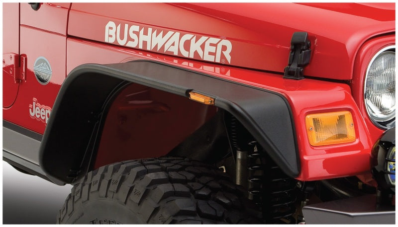 Bushwacker Flat Style Flares 2pc | 1997-2006 Jeep TJ