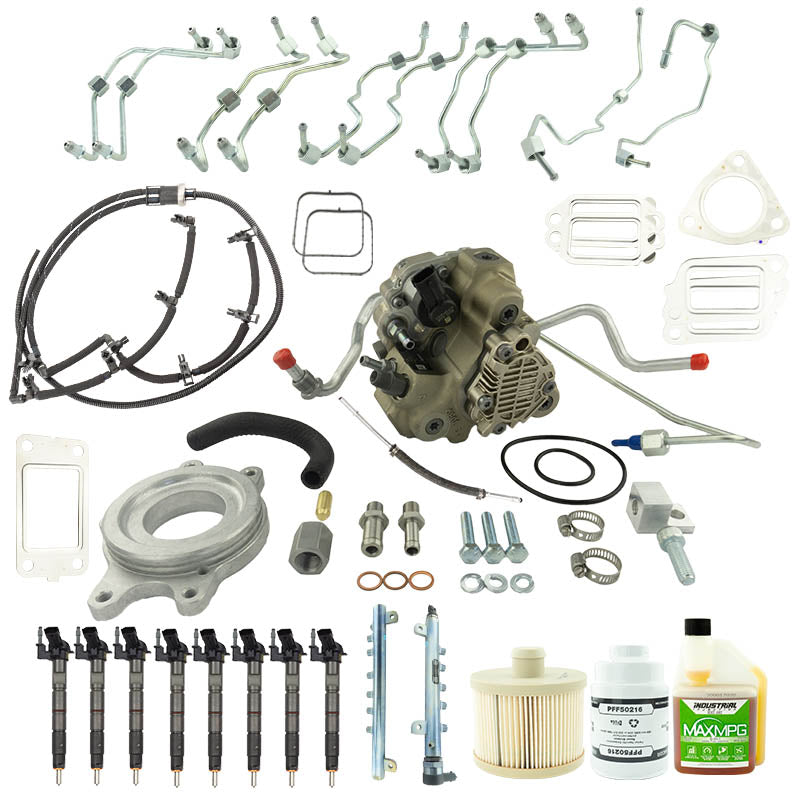 Industrial Injection Disaster Repair Kit with CP3 Conversion (Tuning Required) for 2011–2016 Chevy/GMC 2500HD/3500HD 6.6L Duramax LML (4G6104)
