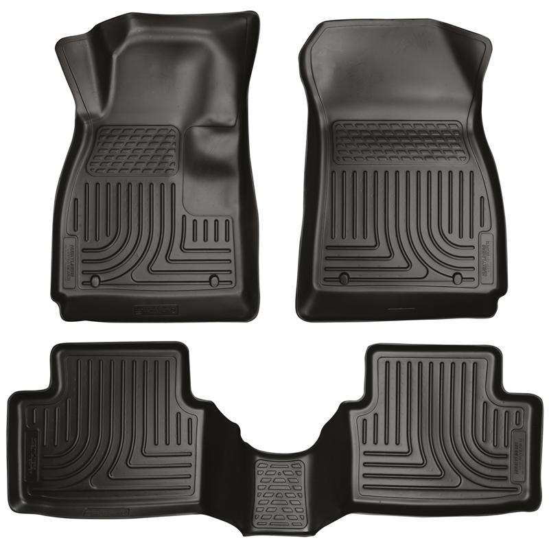 Husky Liners WeatherBeater Floor Liners - Mazda - 14 Mazda 6 Touring/Grand Touring/Sport Weatherbeater Black Front & 2nd Seat Floor Liner (part 99791)
