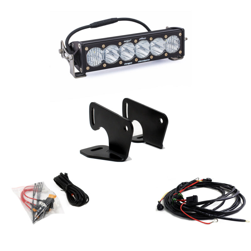Baja Designs LED Light Kits - UTV & Side-by-Side - Polaris RZR Pro XP Hood Light Mount Kit 10in OnX6+ (part 447167)