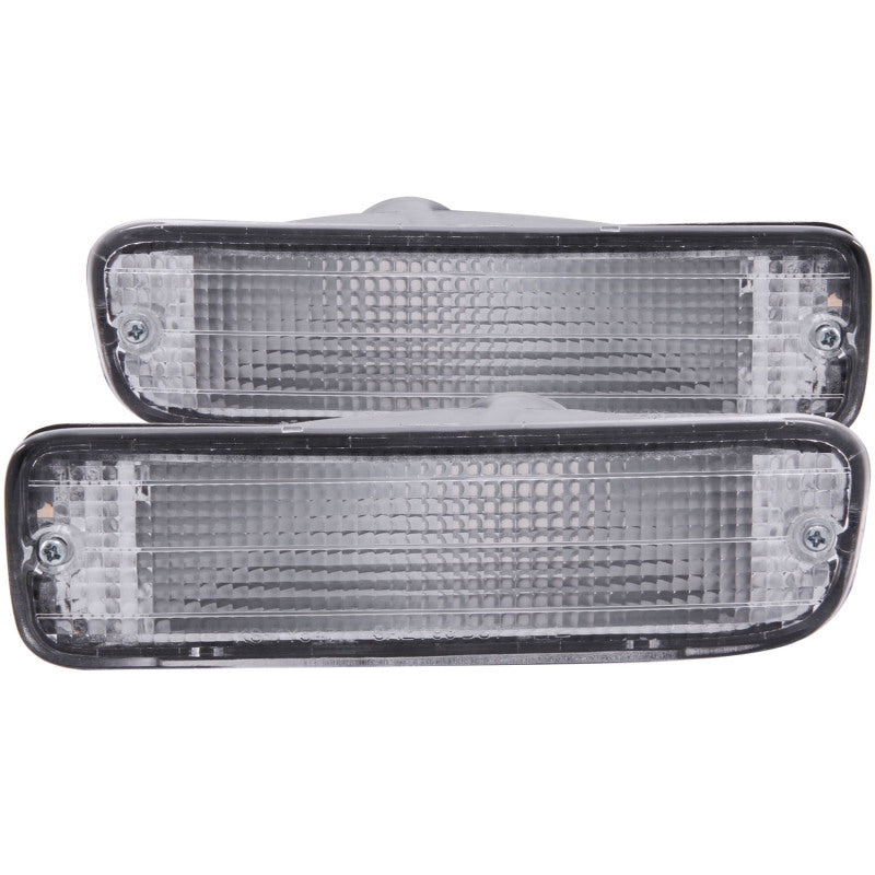 ANZO Parking/Signal Lights, Chrome Housing, Clear Lens - 1995-1997 Toyota Tacoma - ANZO part 511018