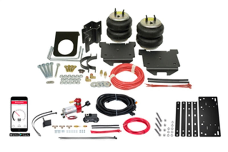 Firestone Ride-Rite All-In-One Wireless Air Spring and Compressor Kit - 2001-2010 Chevrolet Silverado / GMC Sierra 2500HD and 3500HD 2WD/4WD - Firestone part 2870