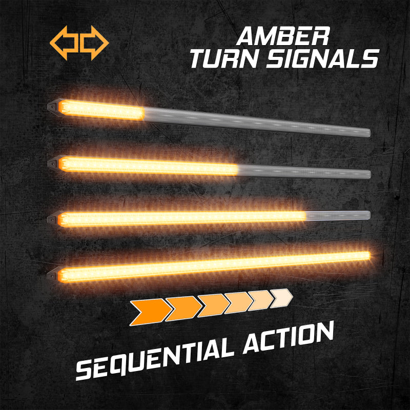 XKGLOW 6 Switchback Grill Lights with Start-up Animation & Sequential Turn Signals - XK041029-6 - view 4
