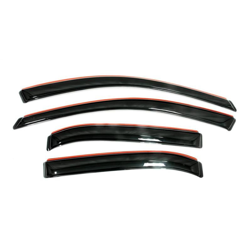 AVS Ventvisor In-Channel Front & Rear Window Deflectors 4pc for 2017-2019 Nissan Rogue Sport - Smoke