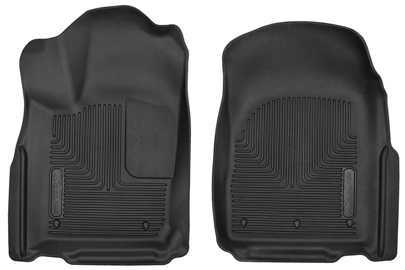 Husky Liners X-act Contour Floor Liners - Jeep, Dodge, Ram & Chrysler - 11-24 Dodge Durango / 11-14 Jeep Grand Cherokee X-Act Contour Black Front Floor Liners (part 53561)