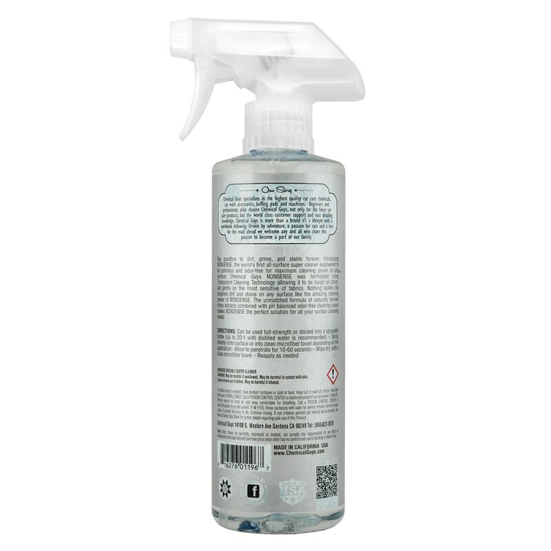 Chemical Guys Nonsense Colorless & Odorless All Surface Cleaner - 16oz (Case of 6) - SPI_993_16 - view 2