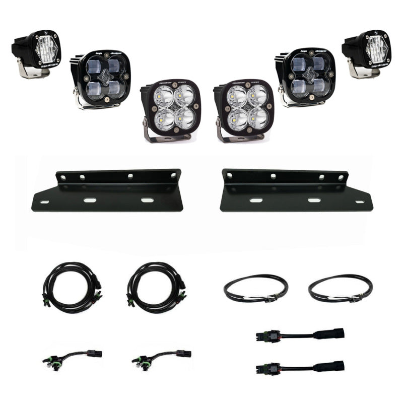 Baja Designs LED Light Kits - 2021+ Ford Raptor Aftermarket Pro Fog Pocket SAE Kit - part 448055