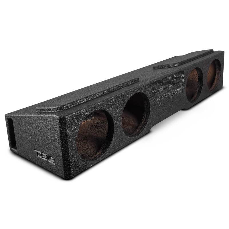 DS18 Quad 8in Underseat Ported Subwoofer Enclosure (Forward Firing) - EBM-FFPUFCG-4X8