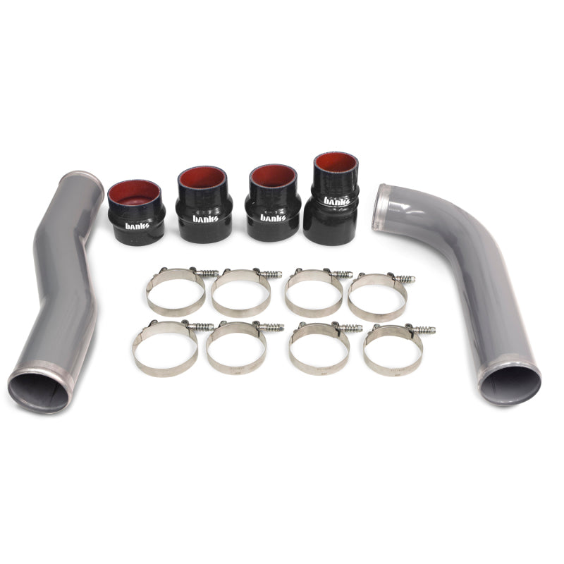 Banks Power Boost Tube Upgrade Kit - Red Powder-Coated - 2007-2009 Dodge Ram 2500/3500 6.7L Cummins (part 25990)