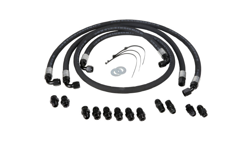 Fleece Performance Allison Transmission Cooler Lines - 2001-2005 Chevy/GMC 2500HD/3500 6.6L Duramax LB7/LLY - Fleece part FPE-TL-LB7-LLY view 3