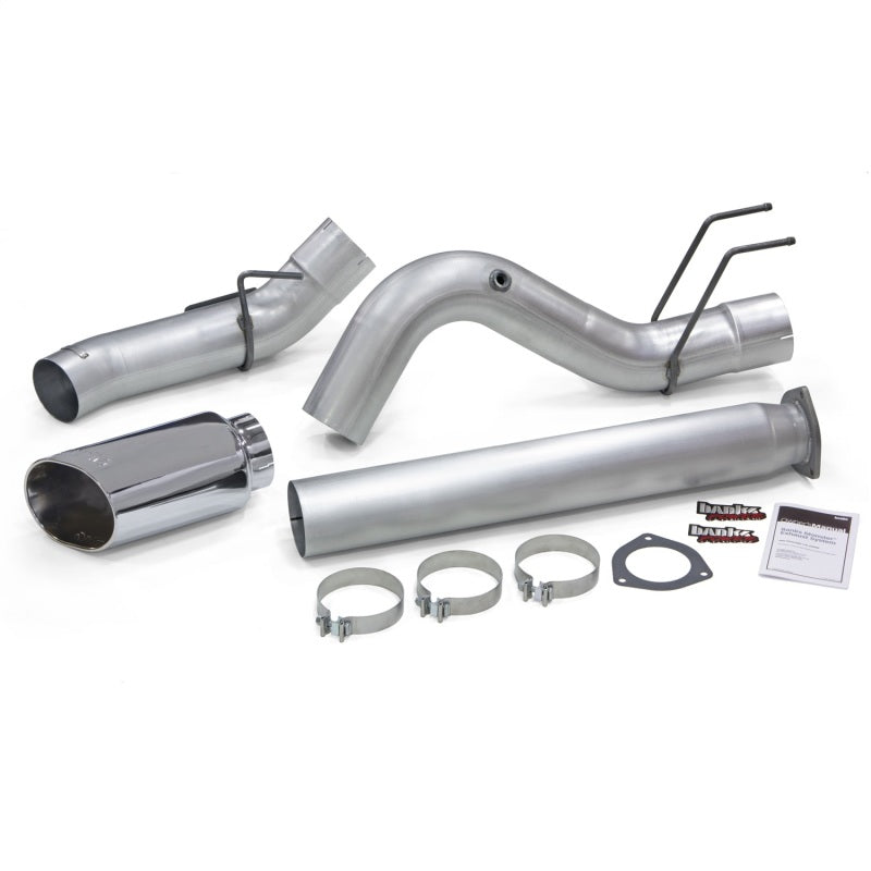 Banks Power Monster Exhaust 5 in. DPF-Back System - Diesel Trucks - 2017-2026 Ford F-250/F-350/F-450 6.7L - Chrome Tip (part 49795)