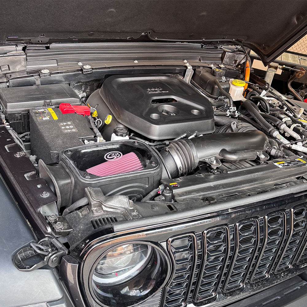 S&B Cold Air Intake for 2024-2026 Jeep Wrangler 2.0L Turbo & 4XE Hybrid - S&B part 75-5199 view 2