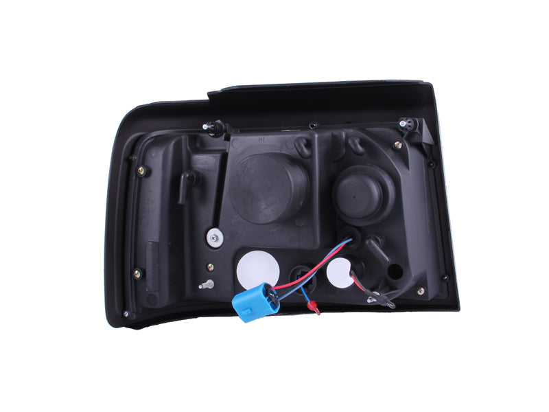 ANZO LED Projector Halo Headlights, Chrome - 1992-1996 Ford F-150 & Bronco, 1992-1998 Ford F-250/F-350 - ANZO part 111183 view 2