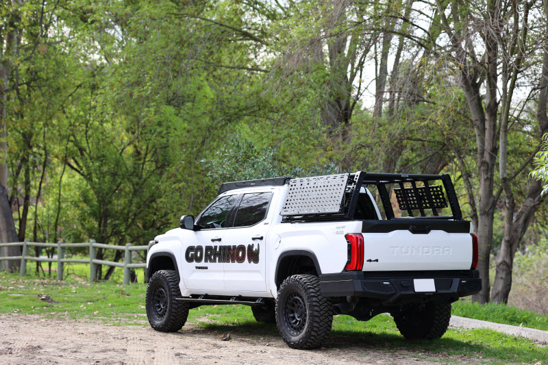 Go Rhino E1 Electric Running Boards, Textured Black - 2022-2023 Toyota Tundra CrewMax - Go Rhino part 20443587PC view 5