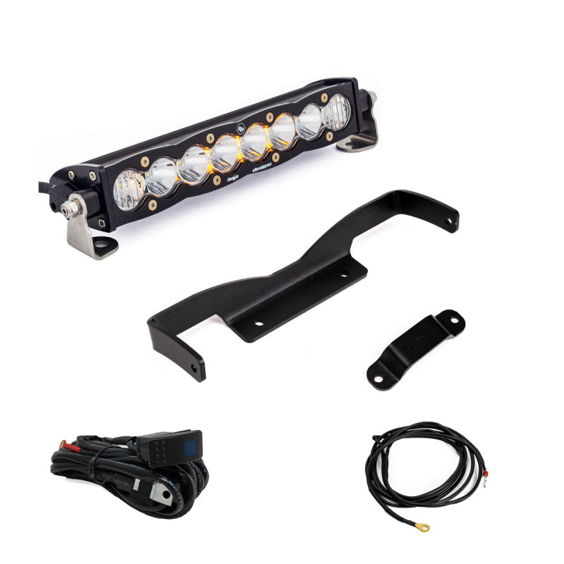 Baja Designs LED Light Kits - UTV & Side-by-Side - Can-Am Maverick R Clear 10in S8 Shock Tower Kit (part 448195)