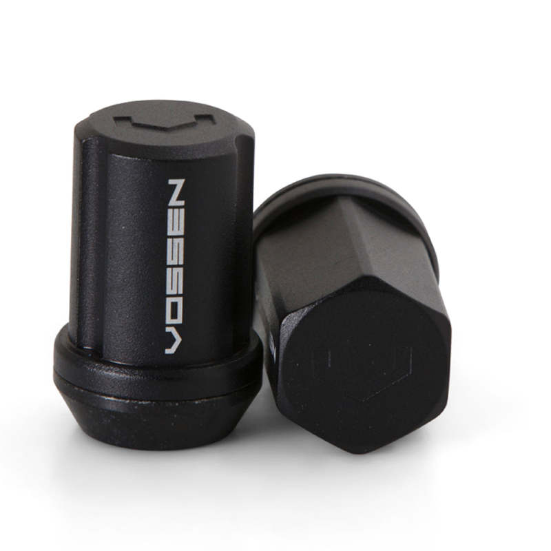 Vossen 35mm Lug Nut Set - 12x1.5 Cone Seat - Black (Set of 20) - LUG-N1250-BC