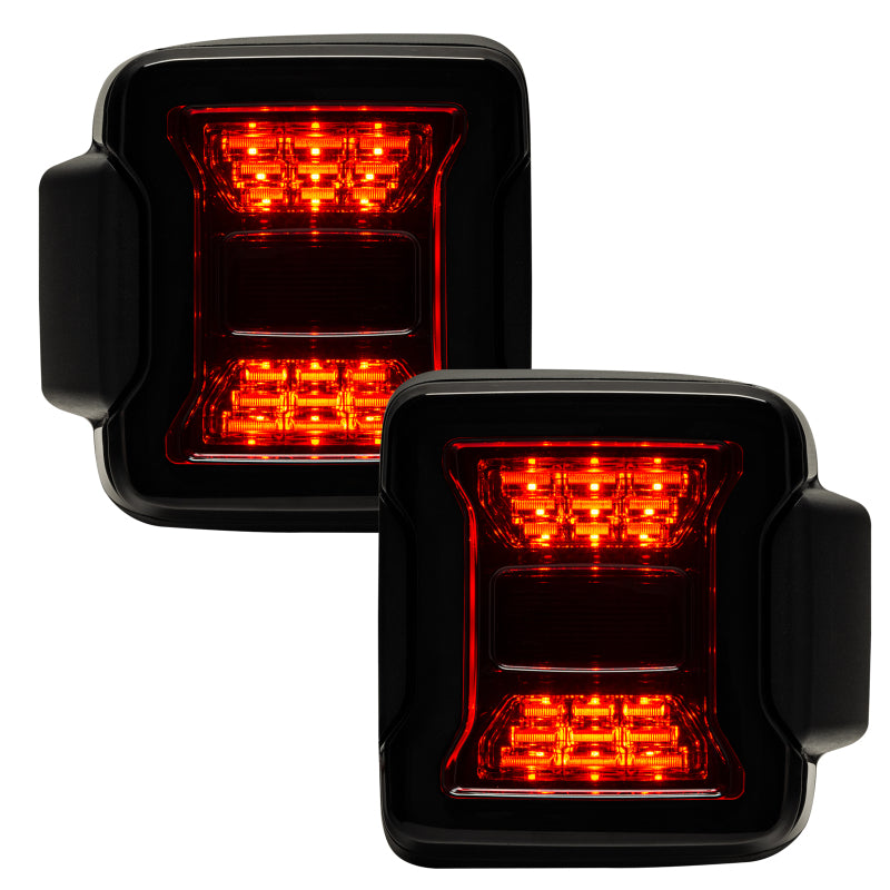 ORACLE Lighting Jeep Wrangler JL Black Series LED Tail Lights - 5852-504 - view 5