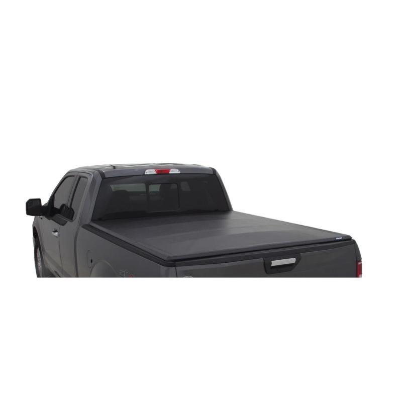 Lund 5.5ft. Bed Genesis Tri-Fold Tonneau Cover for 2015-2018 Ford F-150 - Black - view 4