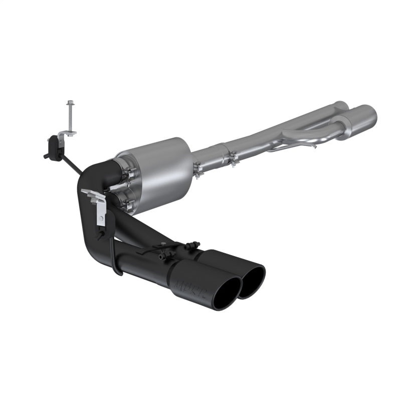 MBRP ARMOR BLK Cat-Back Exhaust - 2019+ Silverado/Sierra 1500 4.3L/5.3L Dual - MBRP part S5092BLK