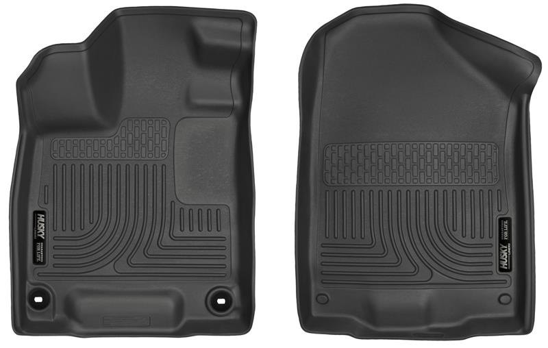 Husky Liners WeatherBeater Floor Liners - Honda & Acura - 2017 Honda Ridgeline WeatherBeater Front Black Floor Liners (part 18431)