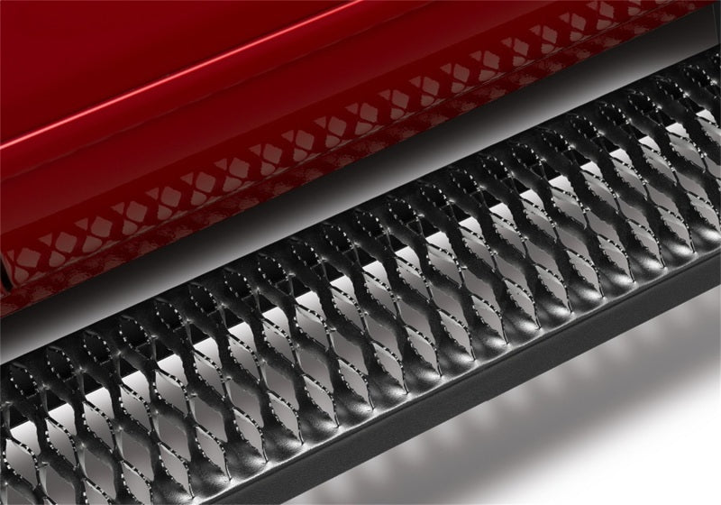 N-Fab Growler Fleet Running Boards, Cab Length - 2009-2015 Ram 1500 & 2010-2018 Ram 2500/3500 Crew Cab - N-Fab part GFD09CC-TX view 4