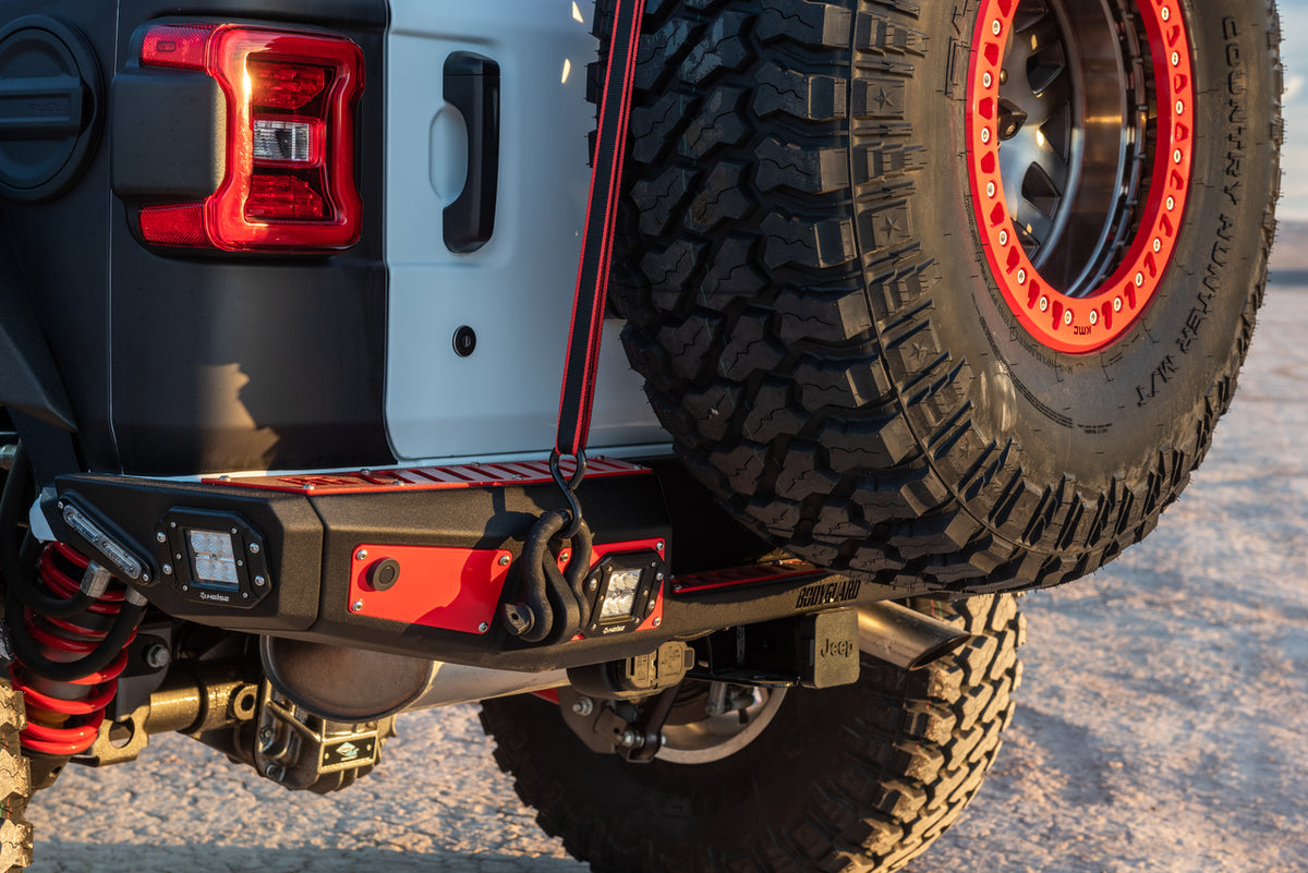 Bodyguard RX Series Stubby Rear Bumper for 2018-2026 Jeep Wrangler JL