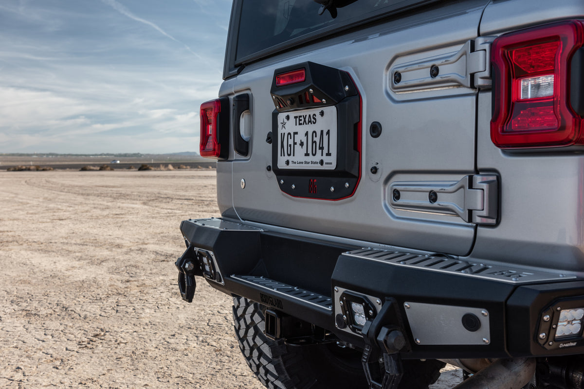 Bodyguard RX Series Stubby Rear Bumper for 2018-2026 Jeep Wrangler JL
