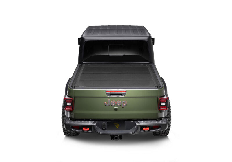 BAKFlip MX4 TS Hard Folding Tonneau Cover - 2022+ Toyota Tundra 5ft 7in Bed - BAK part 449440TS view 4