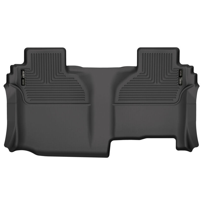 Husky Liners X-act Contour Floor Liners - 19-21 Silverado/Sierra 1500/2500/3500 Double Cab X-ACT 2nd Seat Floor Liner - BLK