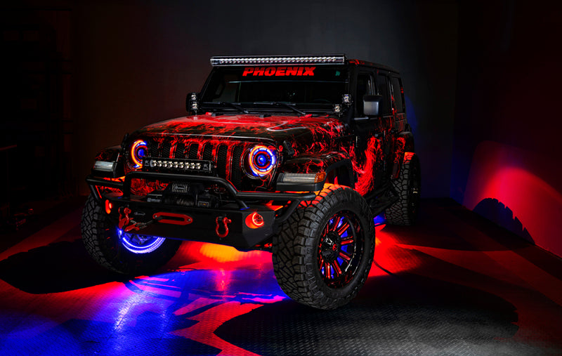ORACLE Lighting Oculus Bi-LED Projector Headlights for Jeep JL/Gladiator JT - ColorSHIFT 2 - 5839-333 - view 5