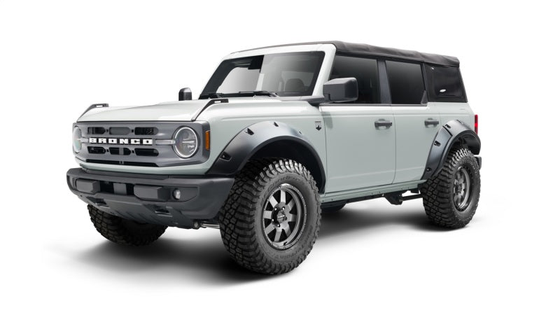Bushwacker Pocket Style Flares 4pc for 2021+ Ford Bronco 4-Door - Black