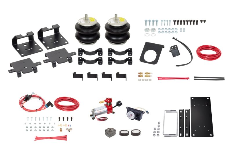 Firestone Ride-Rite All-In-One Analog Air Spring and Compressor Kit - 2011-2025 Chevrolet Silverado / GMC Sierra 2500HD and 3500HD 2WD/4WD - Firestone part 2873 view 2