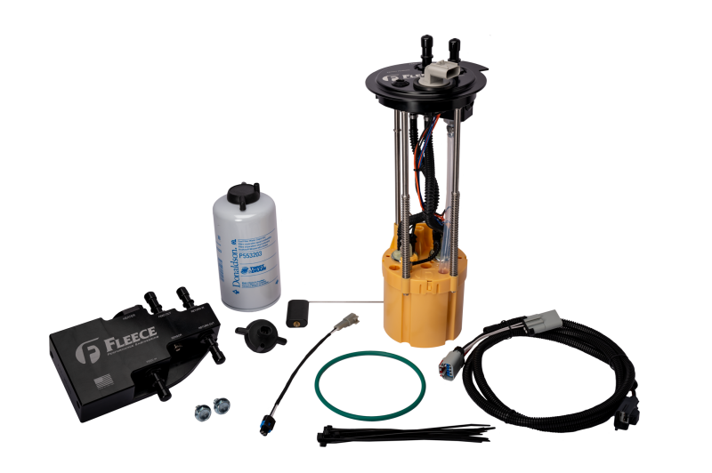 Fleece Performance PowerFlo Lift Pump & Fuel System Upgrade Kit (Short Bed) - 2011-2016 Ford F-250/F-350 6.7L Power Stroke Short Bed - Fleece part FPE-PF-FMC-1116-SB