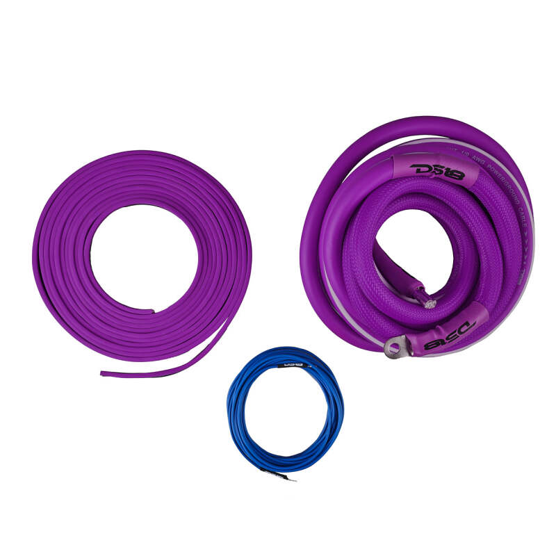 DS18 0-Gauge Amplifier Installation Kit - Advance - Purple - AKIT0.PU - view 6