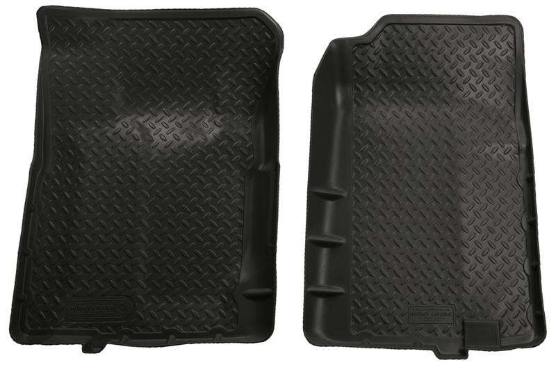 Husky Liners Classic Style Floor Liners - Chevy, GMC, Buick & Cadillac - 92-94 Chevy Blazer/GMC Yukon Full Size (2DR) Classic Style Black Floor Liners (part 31101)