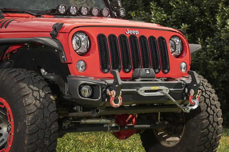 Rugged Ridge Arcus Front Bumper Set with Tray & Hooks for 2007-2018 Jeep Wrangler JK - view 5