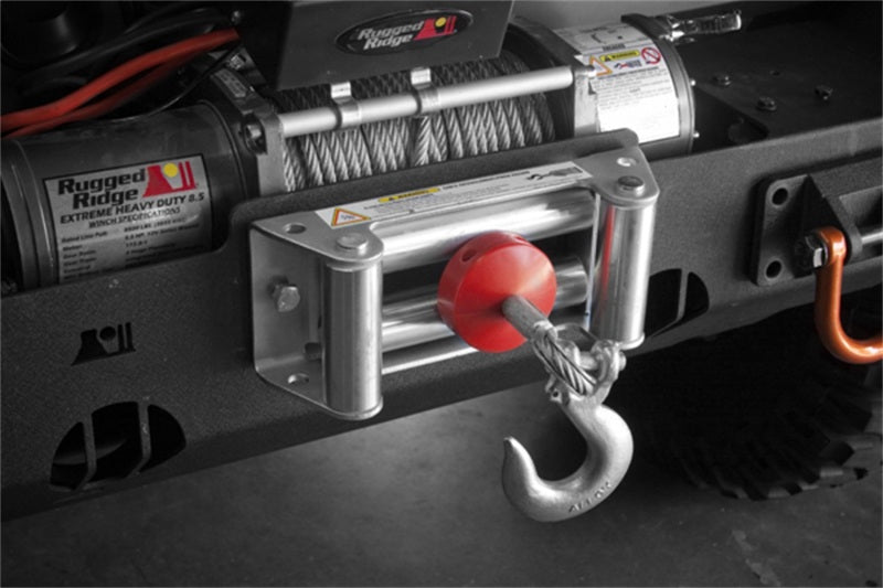 Rugged Ridge Winch Cable Stopper Red | Universal Fit