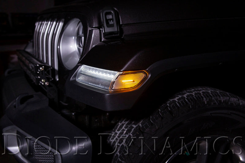 Diode Dynamics 18-21 Jeep JL Wrangler/Gladiator Sidemarkers Clear (set) - DD5068 - view 4