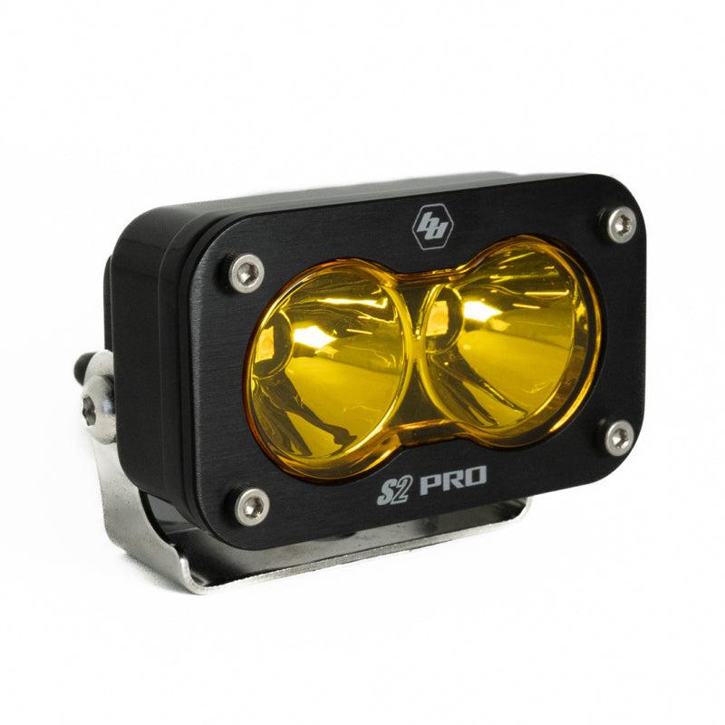 Baja Designs S2 Pro LED Light Pods - S2 Pro Spot Pattern LED Light - Amber (part 480011)