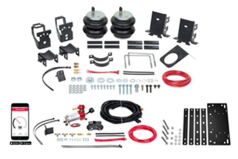 Firestone Ride-Rite All-In-One Wireless Air Spring and Compressor Kit - 2011-2016 Ford F-250/F-350/F-450 Super Duty pickup 2WD/4WD - Firestone part 2866