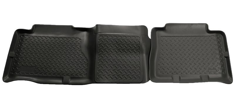 Husky Liners Classic Style Floor Liners - Chevy, GMC, Buick & Cadillac - 02-06 Cadillac Escalade/GMC Yukon/Denali Classic Style 2nd Row Black Floor Liners (part 61451)