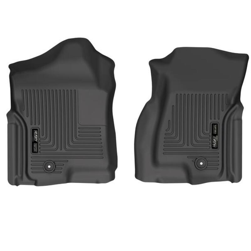 Husky Liners WeatherBeater Floor Liners - Chevy Tahoe/Suburban, GMC Yukon & Cadillac Escalade - 02-06 Cadillac Escalade WeatherBeater Front Floor Liners (Black) (part 13241)