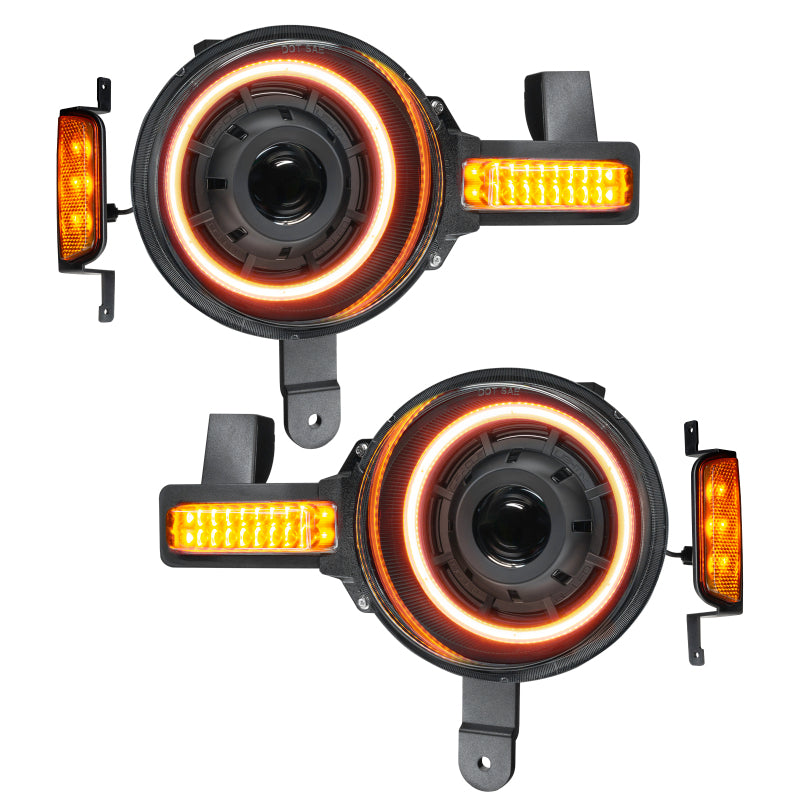 ORACLE Lighting 2021+ Ford Bronco Oculus BI-LED Projector Headlights - 5886-005