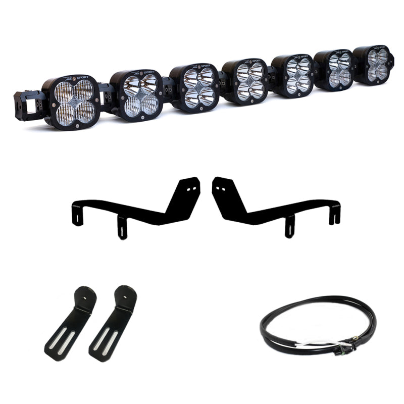 Baja Designs LED Light Kits - Ford Super Duty - 17-19 Ford SuperDuty 7 XL Linkable Light Kit w/Upfitter (part 447744UP)