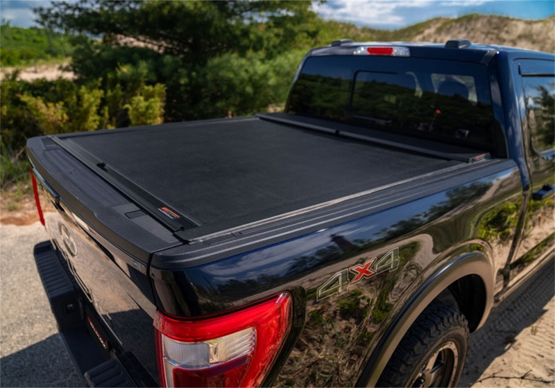 Roll-N-Lock 58.6in. Bed M-Series Retractable Tonneau Cover for 2022 Nissan Frontier Crew Cab - view 3