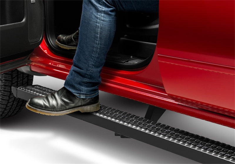 N-Fab Growler Fleet Running Boards, Cab Length - 2009-2015 Ram 1500 & 2010-2018 Ram 2500/3500 Crew Cab - N-Fab part GFD09CC-TX view 3