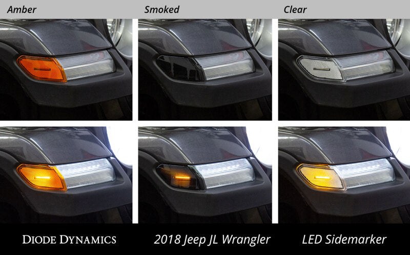 Diode Dynamics 18-21 Jeep JL Wrangler/Gladiator Sidemarkers Clear (set) - DD5068 - view 5